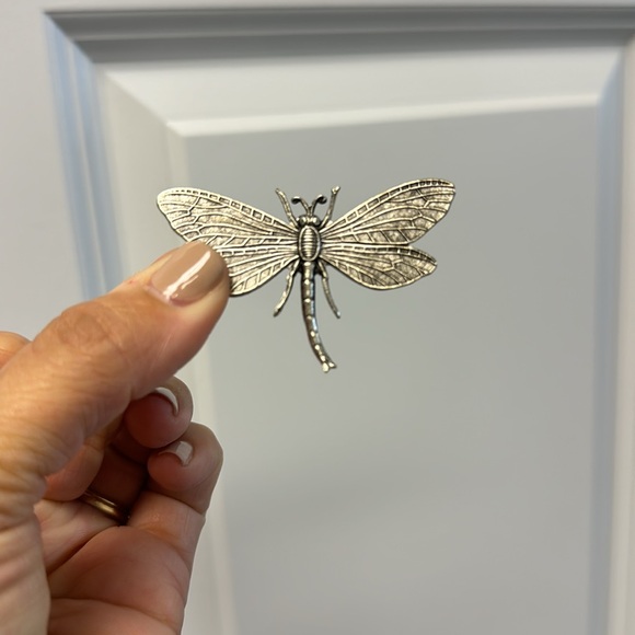 VJS Dragonfly - Solid Brass, OXIDIZED SILVER, 10pc set - Made In USA. 🩶 - Picture 3 of 6